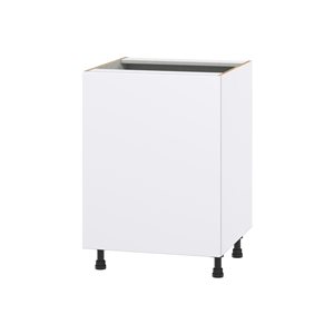 Hugo&Borg Lasalle 24 x 34.5 x 24.88-in Glacier White Door and Drawer Base Semi-Custom Cabinet