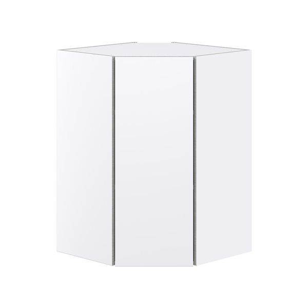 Hugo&Borg Lasalle 24 x 35 x 24.88-in Glacier White Corner Wall Semi-Custom Cabinet