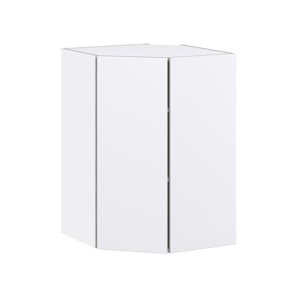 Hugo&Borg Lasalle 24 x 35 x 24.88-in Glacier White Corner Wall Semi-Custom Cabinet