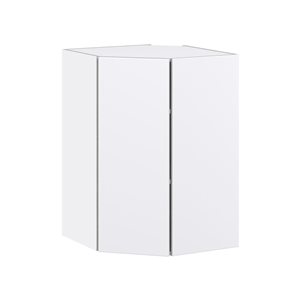 Hugo&Borg Lasalle 24 x 35 x 24.88-in Glacier White Corner Wall Semi-Custom Cabinet