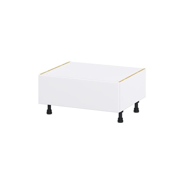 Hugo&Borg Lasalle 30 x 14.5 x 24.88-in Glacier White Drawer Base Semi-Custom Cabinet