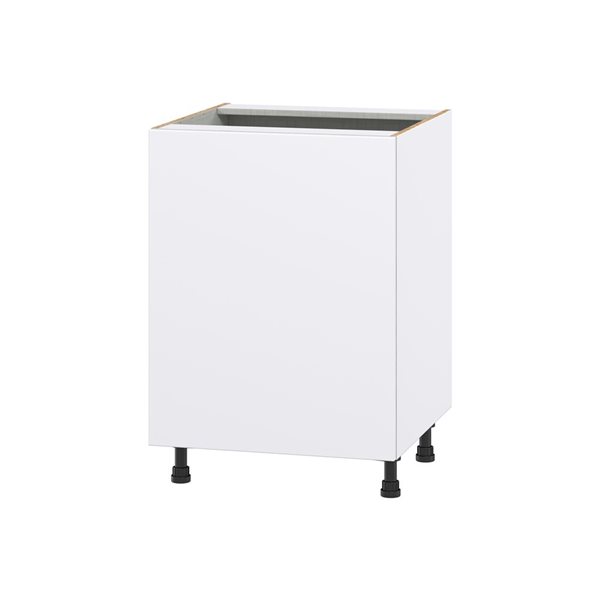 Hugo&Borg Lasalle 24 x 34.5 x 24.88-in Glacier White Door Base Semi-Custom Cabinet