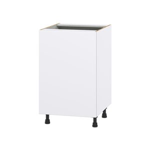 Hugo&Borg Lasalle 21 x 34.5 x 24.88-in Glacier White Door Base Semi-Custom Cabinet