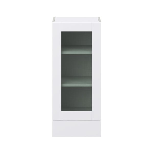 Hugo&Borg Lasalle 15 x 35 x 14.88-in Glacier White Door and Drawer Wall Semi-Custom Cabinet