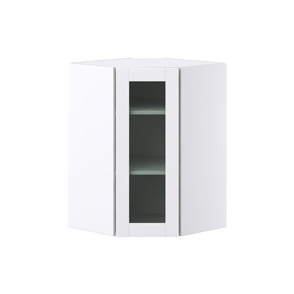 Hugo&Borg Lasalle 24 x 35 x 24.88-in Glacier White Door and Drawer Wall Semi-Custom Cabinet