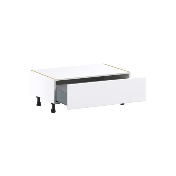 Hugo&Borg Lasalle 36 x 14.5 x 24.88-in Glacier White Drawer Base Semi-Custom Cabinet