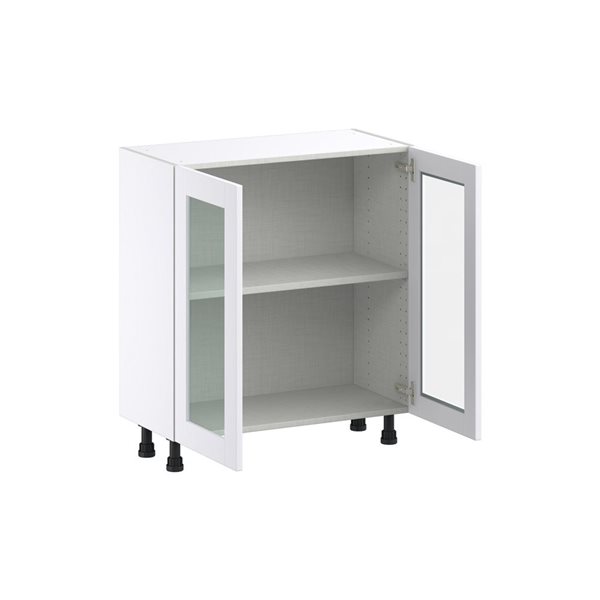 Hugo&Borg Lasalle 30 x 34.5 x 14.88-in Glacier White Door Base Semi-Custom Cabinet