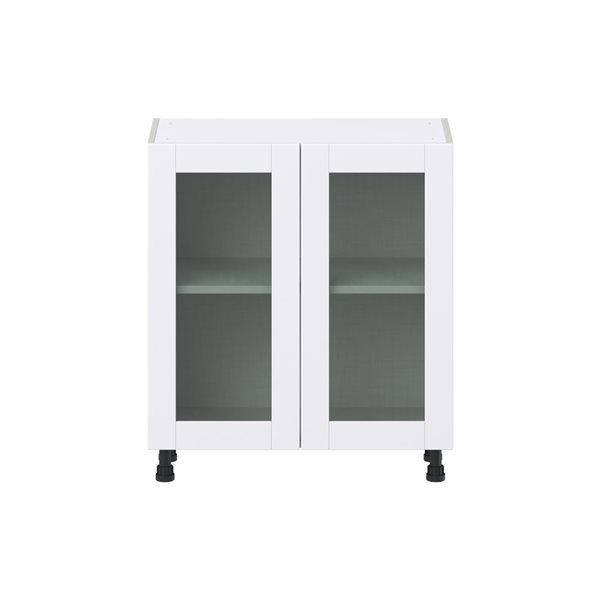 Hugo&Borg Lasalle 30 x 34.5 x 14.88-in Glacier White Door Base Semi-Custom Cabinet