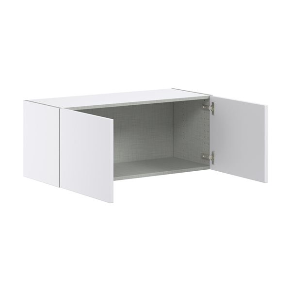 Hugo&Borg Lasalle 36 x 15 x 14.88-in Glacier White Door Wall Semi-Custom Cabinet