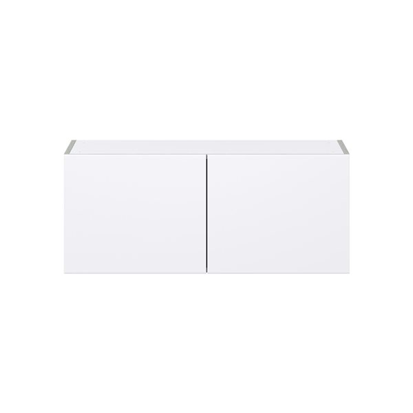 Hugo&Borg Lasalle 36 x 15 x 14.88-in Glacier White Door Wall Semi-Custom Cabinet