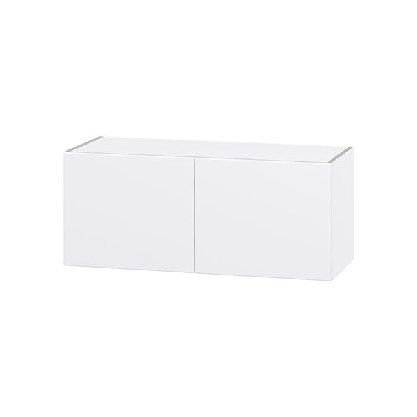 Hugo&Borg Lasalle 36 x 15 x 14.88-in Glacier White Door Wall Semi-Custom Cabinet