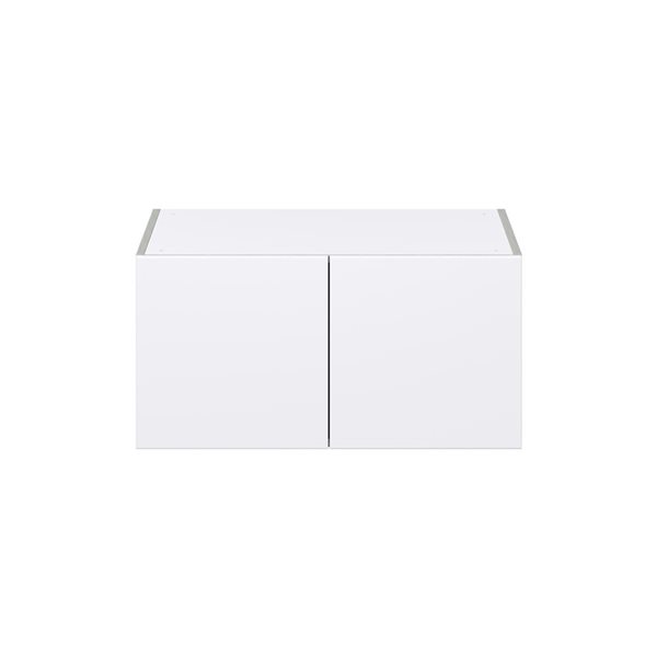 Hugo&Borg Lasalle 30 x 15 x 24.88-in Glacier White Door Wall Semi-Custom Cabinet