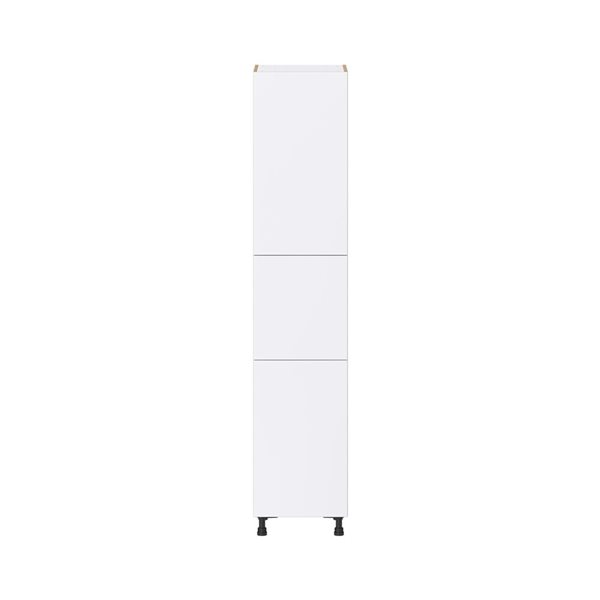 Hugo&Borg Lasalle 18 x 89.5 x 24.88-in Glacier White Door Pantry Semi-Custom Cabinet