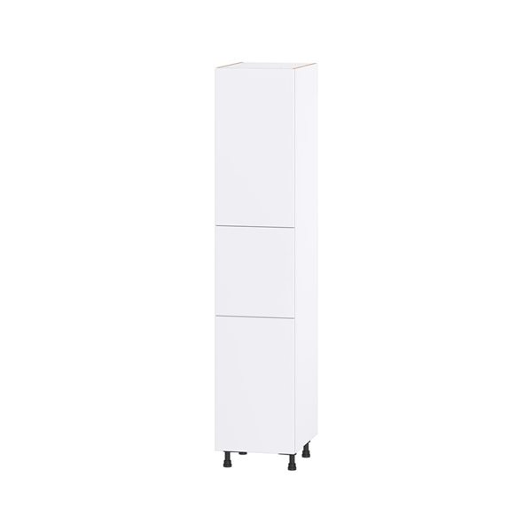 Hugo&Borg Lasalle 18 x 89.5 x 24.88-in Glacier White Door Pantry Semi-Custom Cabinet