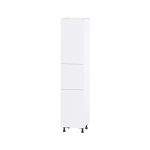 Hugo&Borg Lasalle 18 x 89.5 x 24.88-in Glacier White Door Pantry Semi-Custom Cabinet