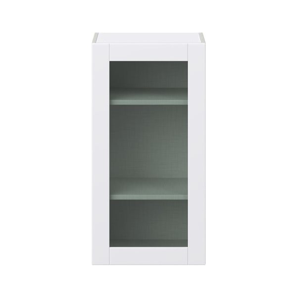 Hugo&Borg Lasalle 18 x 35 x 14.88-in Glacier White Door and Drawer Wall Semi-Custom Cabinet