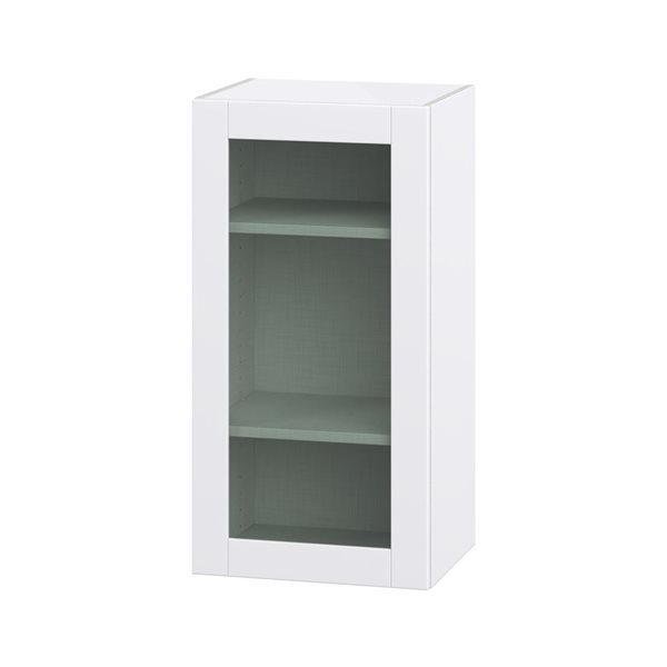 Hugo&Borg Lasalle 18 x 35 x 14.88-in Glacier White Door and Drawer Wall Semi-Custom Cabinet