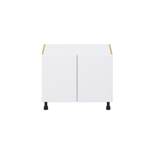 Hugo&Borg Lasalle 30 x 24.5 x 24.88-in Glacier White Sink Base Semi-Custom Cabinet