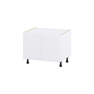 Hugo&Borg Lasalle 30 x 24.5 x 24.88-in Glacier White Sink Base Semi-Custom Cabinet