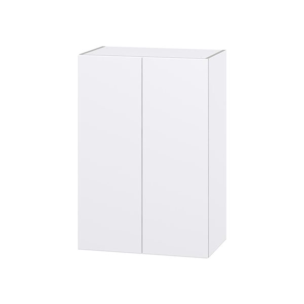 Hugo&Borg Lasalle 24 x 35 x 14.88-in Glacier White Door Wall Semi-Custom Cabinet