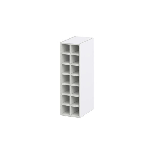 Hugo&Borg Lasalle Wall Wine Rack 9 X 30-In Cabinet - White