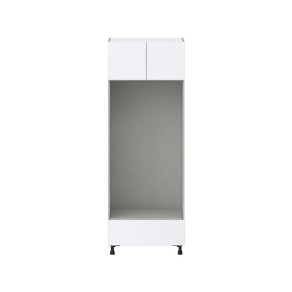 Hugo&Borg Lasalle 30 x 84.5 x 24.88-in Glacier White Door and Drawer Pantry Semi-Custom Cabinet