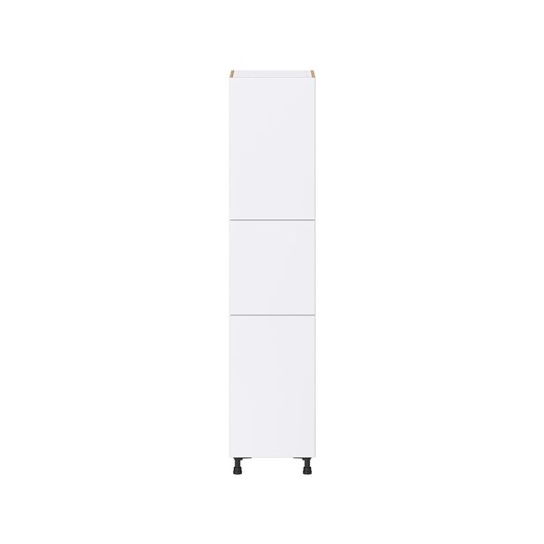 Hugo&Borg Lasalle 18 x 84.5 x 24.88-in Glacier White Door Pantry Semi-Custom Cabinet