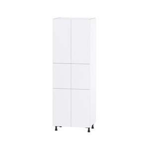 Hugo&Borg Lasalle 30 x 89.5 x 24.88-in Glacier White Door Pantry Semi-Custom Cabinet