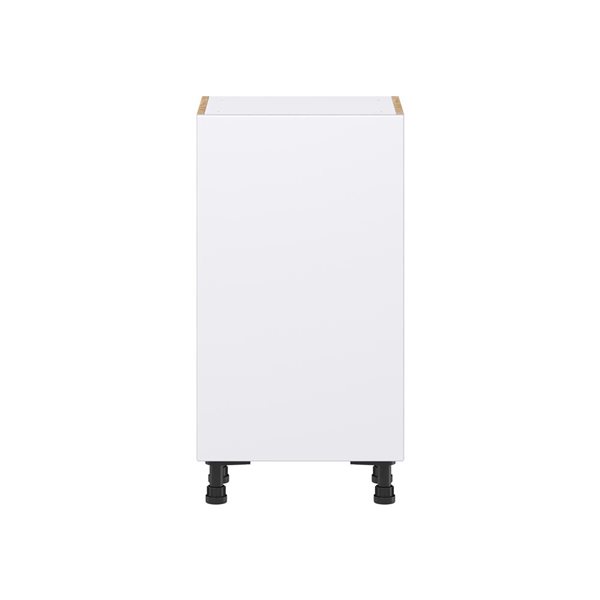 Hugo&Borg Lasalle 18 x 34.5 x 14.88-in Glacier White Door Base Semi-Custom Cabinet