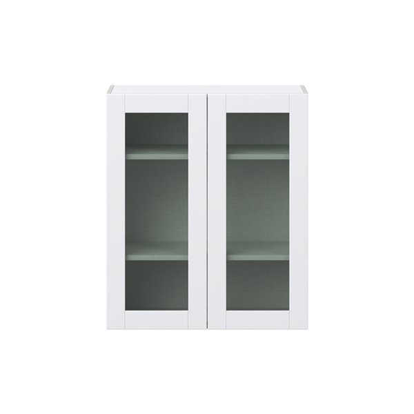 Hugo&Borg Lasalle 30 x 35 x 14.88-in Glacier White Door and Drawer Wall Semi-Custom Cabinet