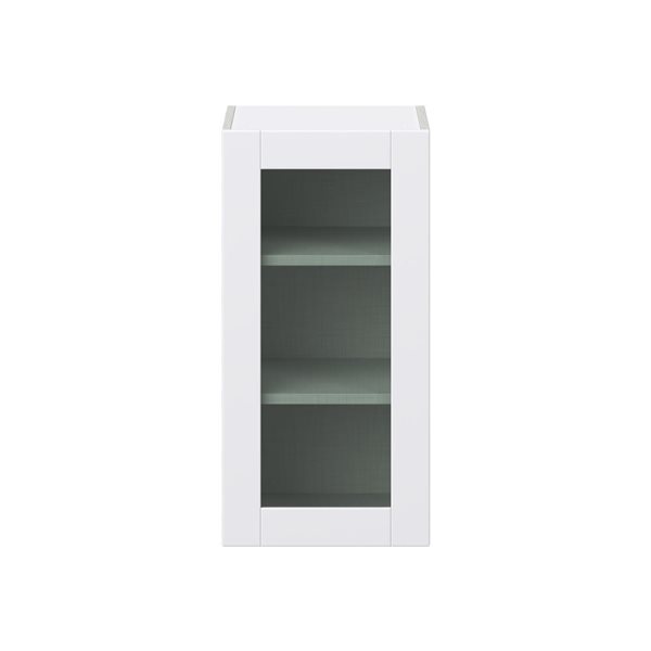 Hugo&Borg Lasalle 15 x 30 x 14.88-in Glacier White Door Wall Semi-Custom Cabinet