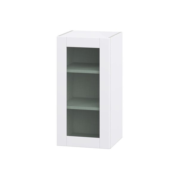 Hugo&Borg Lasalle 15 x 30 x 14.88-in Glacier White Door Wall Semi-Custom Cabinet