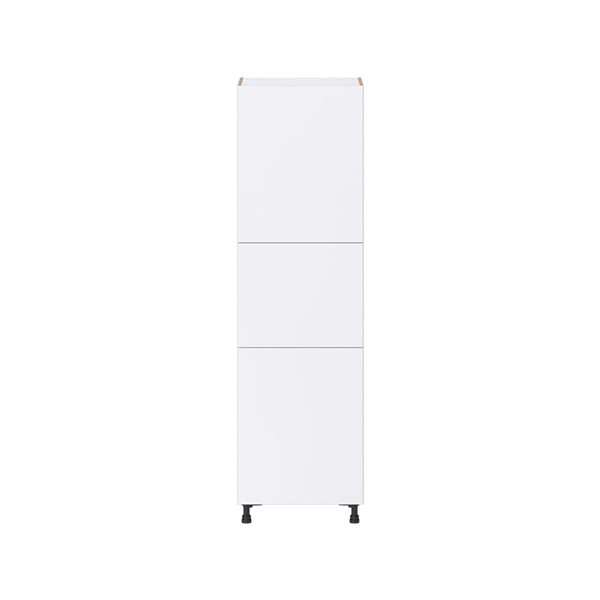 Hugo&Borg Lasalle 24 x 84.5 x 24.88-in Glacier White Door and Drawer Pantry Semi-Custom Cabinet