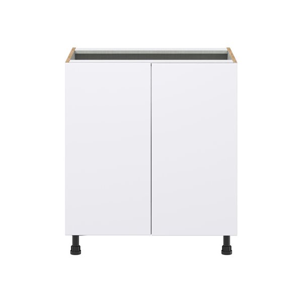 Hugo&Borg Lasalle 30 x 34.5 x 24.88-in Glacier White Sink Base Semi-Custom Cabinet