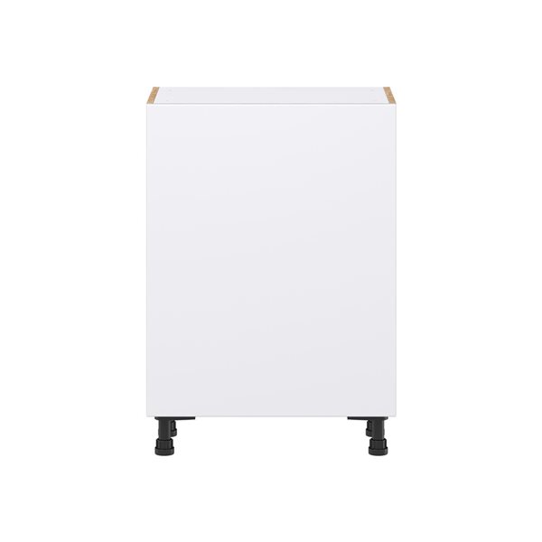 Hugo&Borg Lasalle 24 x 34.5 x 14.88-in Glacier White Door Base Semi-Custom Cabinet