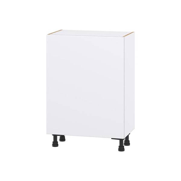 Hugo&Borg Lasalle 24 x 34.5 x 14.88-in Glacier White Door Base Semi-Custom Cabinet