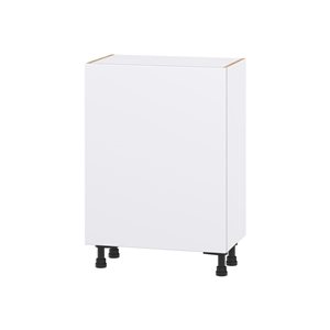 Hugo&Borg Lasalle 24 x 34.5 x 14.88-in Glacier White Door Base Semi-Custom Cabinet