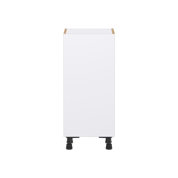 Hugo&Borg Lasalle 15 x 34.5 x 14.88-in Glacier White Door and Drawer Base Semi-Custom Cabinet