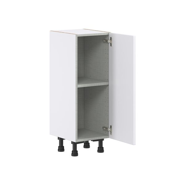 Hugo&Borg Lasalle 12 x 34.5 x 14.88-in Glacier White Door Base Semi-Custom Cabinet