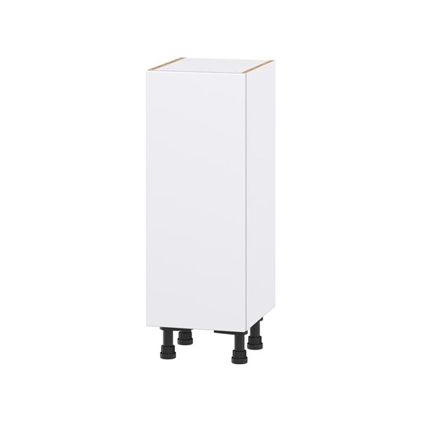 Hugo&Borg Lasalle 12 x 34.5 x 14.88-in Glacier White Door Base Semi-Custom Cabinet