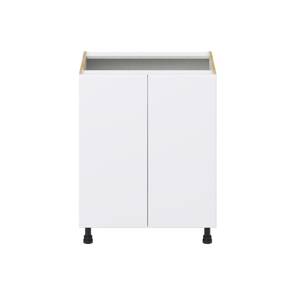 Hugo&Borg Lasalle 27 x 34.5 x 24.88-in Glacier White Door Base Semi-Custom Cabinet