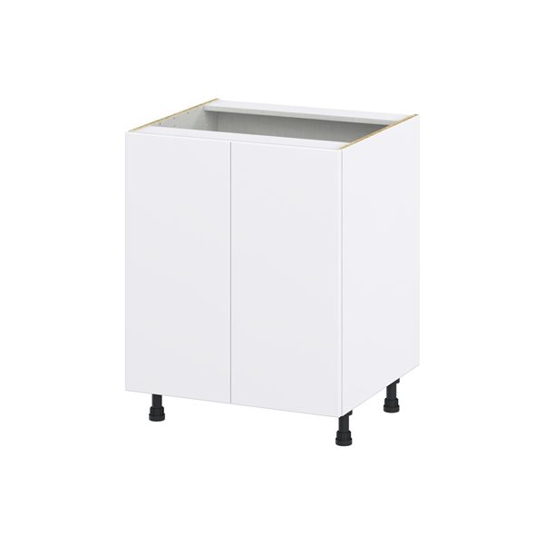 Hugo&Borg Lasalle 27 x 34.5 x 24.88-in Glacier White Door Base Semi-Custom Cabinet