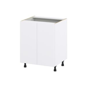 Hugo&Borg Lasalle 27 x 34.5 x 24.88-in Glacier White Door Base Semi-Custom Cabinet