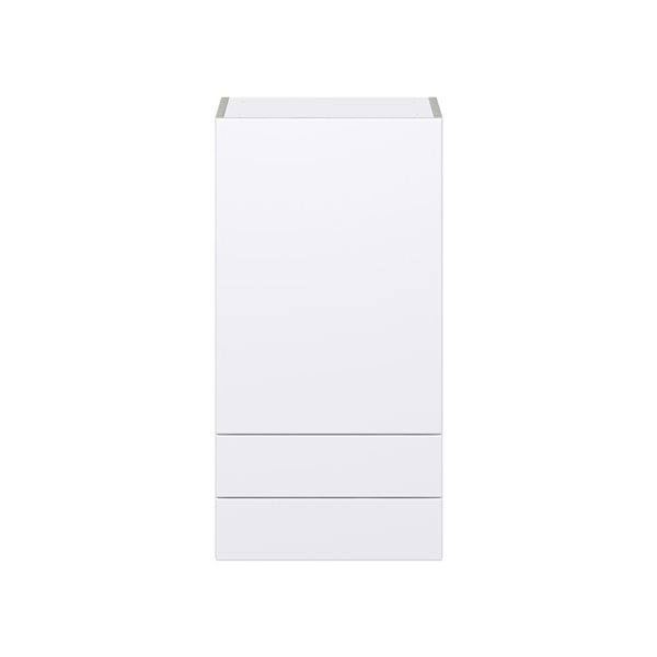 Hugo&Borg Lasalle 18 x 35 x 14.88-in Glacier White Door and Drawer Wall Semi-Custom Cabinet