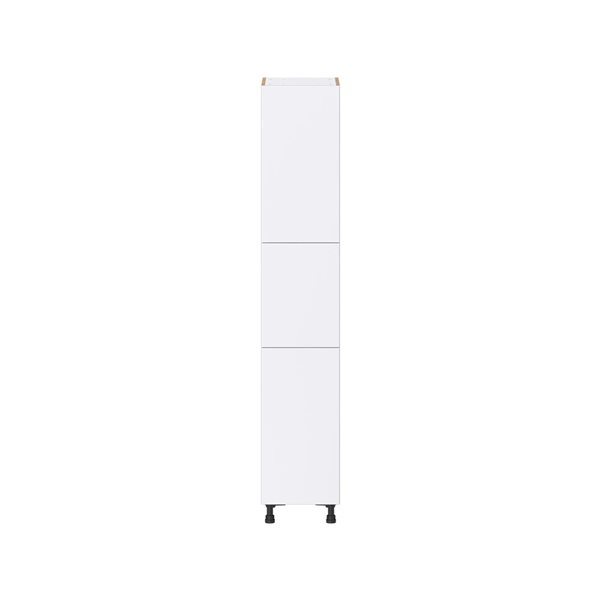 Hugo&Borg Lasalle 15 x 84.5 x 24.88-in Glacier White Door Pantry Semi-Custom Cabinet