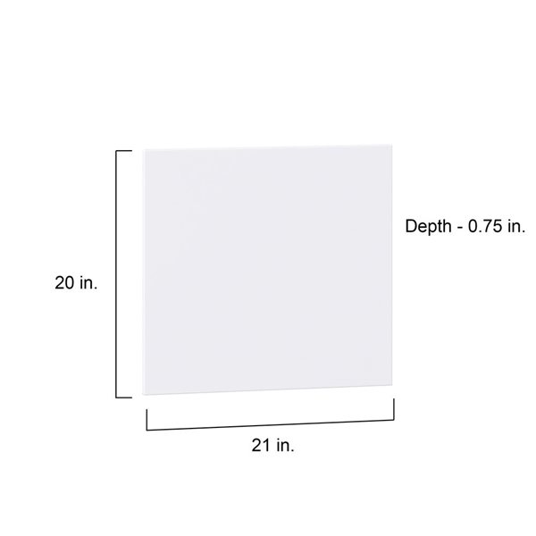 Hugo&Borg Lasalle 21 x 20 x 0.75-in Cabinet Door Front - White