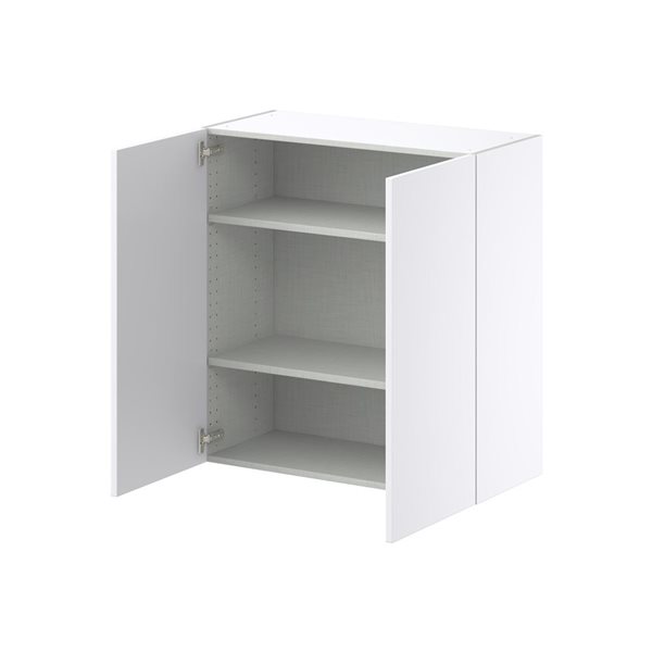 Hugo&Borg Lasalle 33 x 35 x 14.88-in Glacier White Door Wall Semi-Custom Cabinet