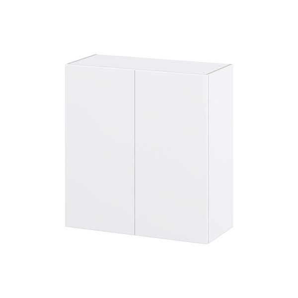 Hugo&Borg Lasalle 33 x 35 x 14.88-in Glacier White Door Wall Semi-Custom Cabinet