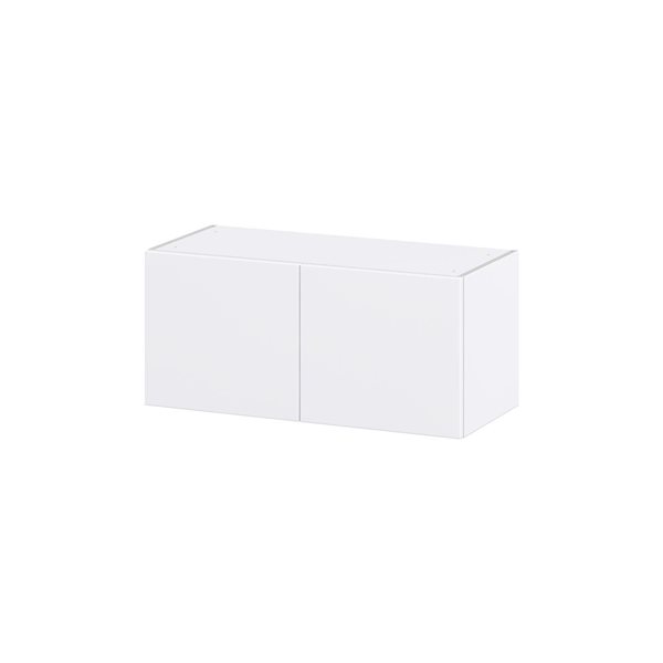 Hugo&Borg Lasalle 33 x 15 x 14.88-in Glacier White Door Wall Semi-Custom Cabinet