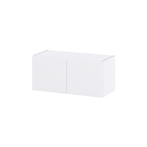 Hugo&Borg Lasalle 33 x 15 x 14.88-in Glacier White Door Wall Semi-Custom Cabinet